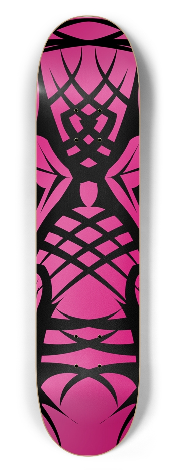 Pink Tribal 7 1/2" Deck 7-1/2 Skateboard Deck