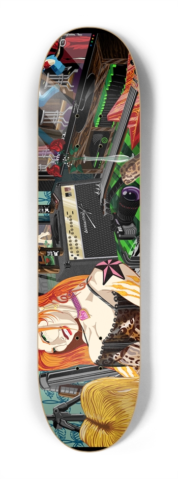 Phoenix Rockstar 7 1/4" Deck 7-1/4 Mini/Kid Skateboard