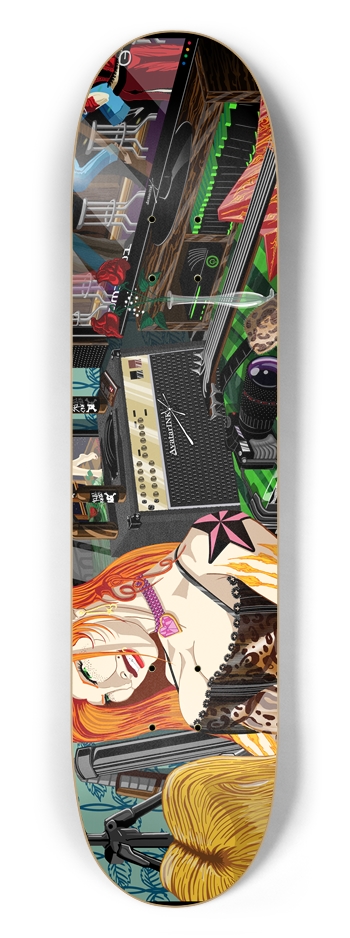 Phoenix Rockstar 7 1/2" Deck 7-1/2 Skateboard Deck