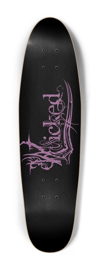 Wicked Purple Cruiser Deck Cruiser Shape