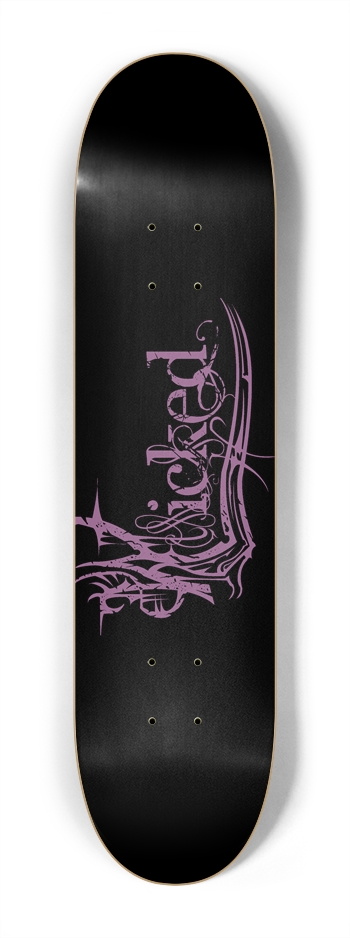 Wicked Purple 7 1/4" Deck 7-1/4 Mini/Kid Skateboard