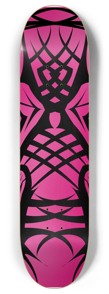 Pink Tribal 8" Deck 8 Inch Skateboard Deck