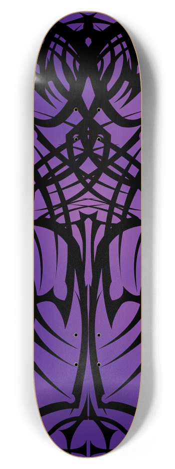 Purple Tribal 7 7/8" Deck 7-7/8 Skateboard Deck