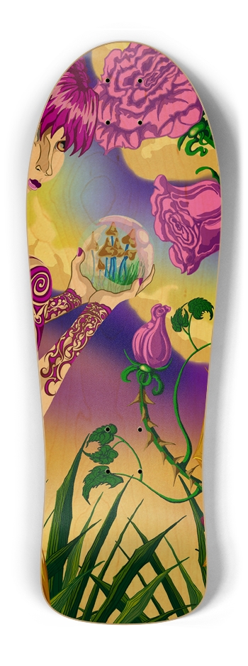 Mushroom Fairy Old School Deck Old School Shape