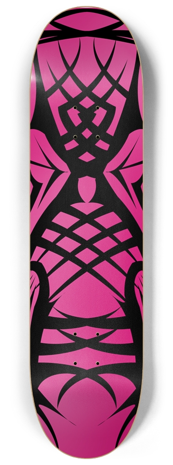 Pink Tribal 8 1/4" Deck 8-1/4 Skateboard Deck