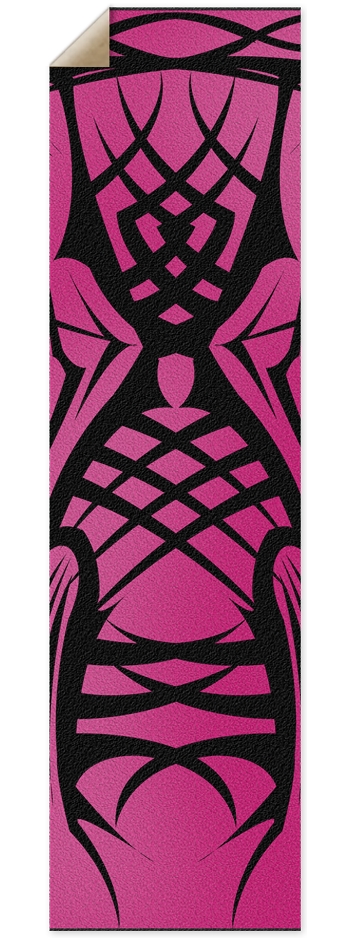 Pink Tribal Grip Tape 9 x 33 Inch Griptape
