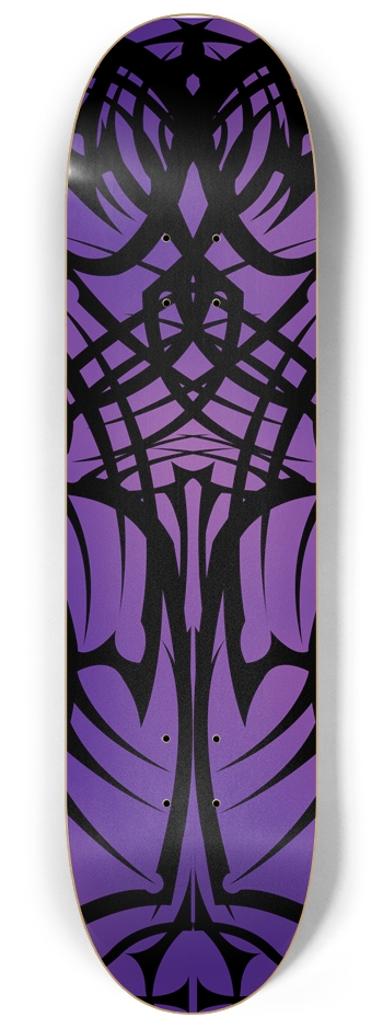 Purple Tribal 8 1/4" Deck 8-1/4 Skateboard Deck