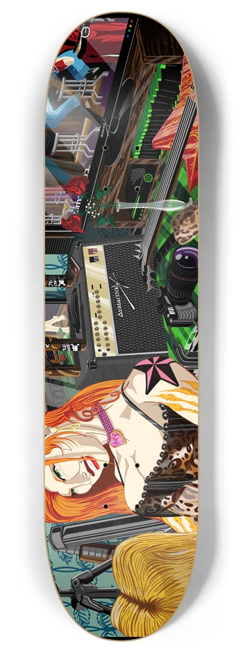 Phoenix Rockstar 8" Deck 8 Inch Skateboard Deck