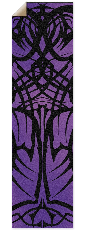 Purple Tribal Grip Tape 9 x 33 Inch Griptape