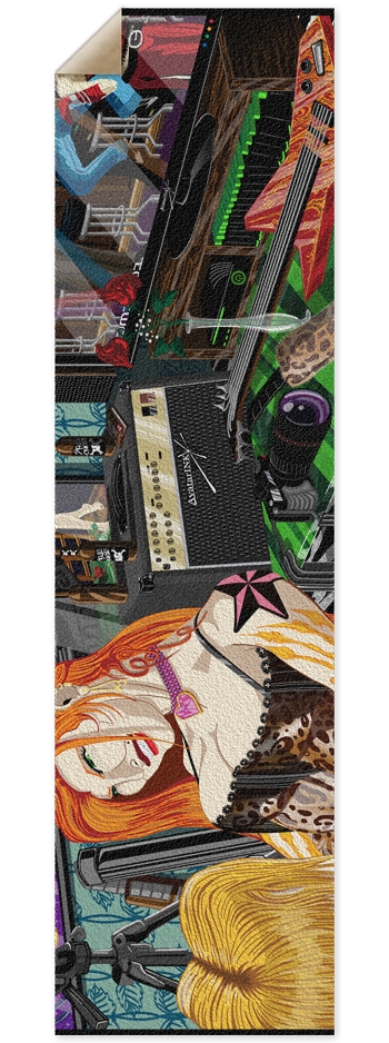 Phoenix Rockstar Grip Tape 9 x 33 Inch Griptape