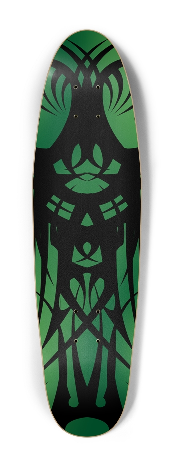 Green Tribal Cruiser Deck Cruiser Shape