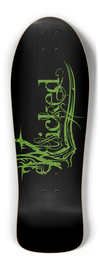 Wicked Green Old School Deck Old School Shape