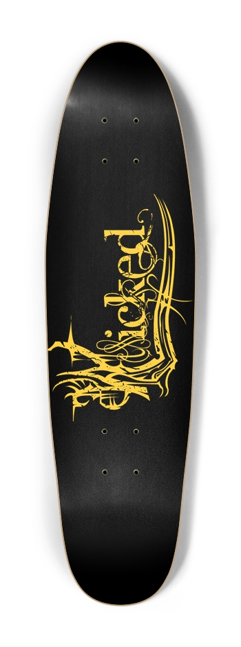 Wicked Yellow Cruiser Deck Cruiser Shape