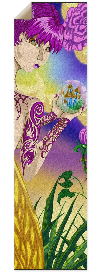 Mushroom Fairy Grip Tape 9 x 33 Inch Griptape