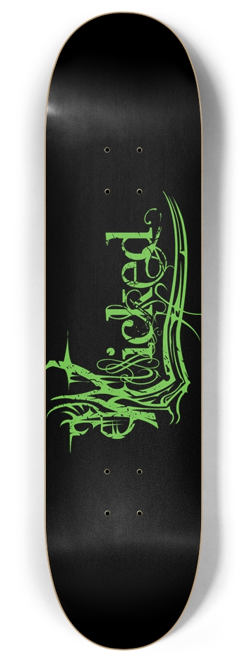 Wicked Green 8" Deck 8 Inch Skateboard Deck