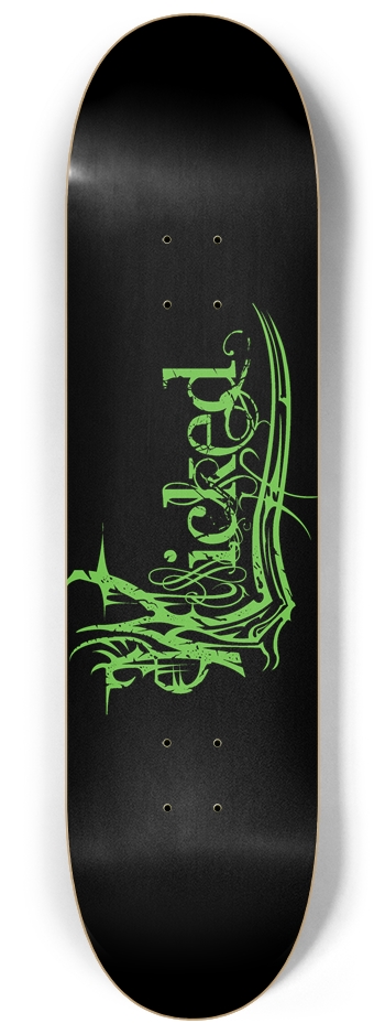 Wicked Green 8 1/4" Deck 8-1/4 Skateboard Deck