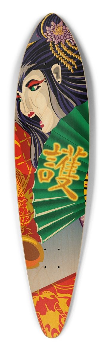 Geisha Pintail Longboard Deck