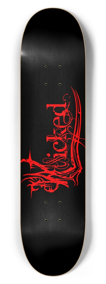 Wicked Red 7 3/4" Deck 7-3/4 Skateboard Deck