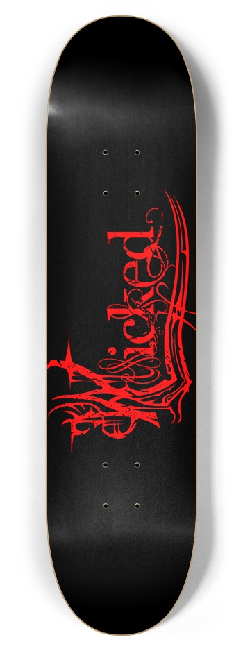 Wicked Red 7 7/8" Deck 7-7/8 Skateboard Deck