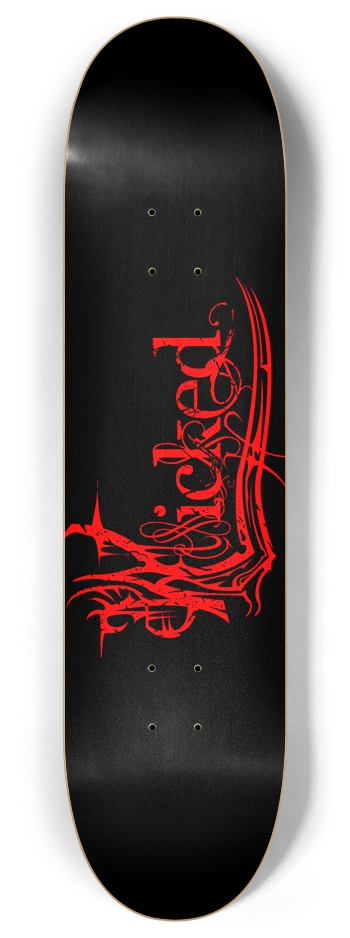 Wicked Red 8" Deck 8 Inch Skateboard Deck