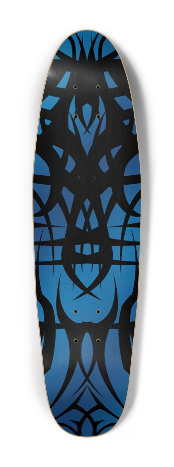 Blue Tribal Cruiser Deck Cruiser Shape