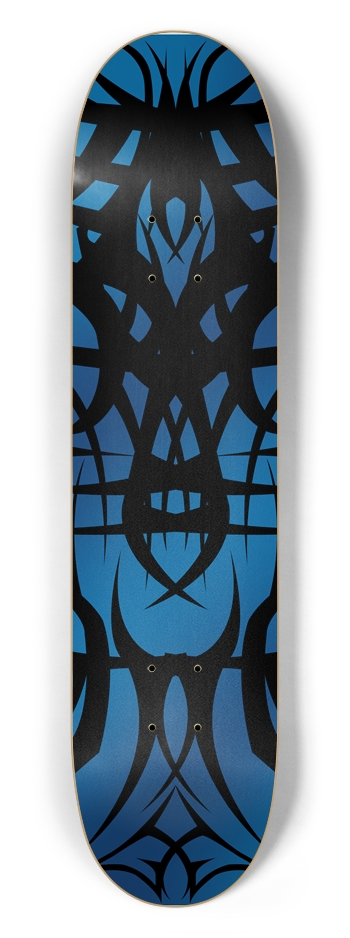 Blue Tribal 7 1/2" Deck 7-1/2 Skateboard Deck