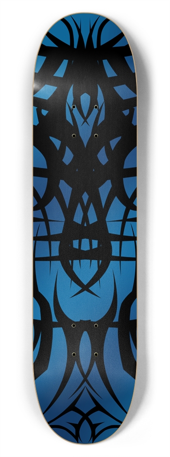 Blue Tribal 7 3/4" Deck 7-3/4 Skateboard Deck