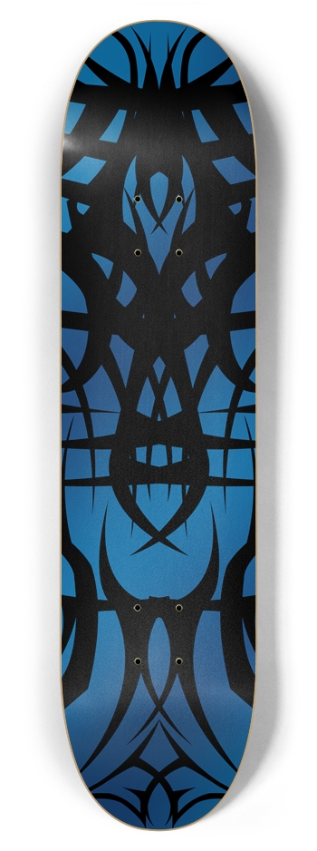 Blue Tribal 7 7/8" Deck 7-7/8 Skateboard Deck