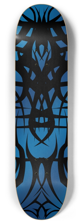 Blue Tribal 8" Deck 8 Inch Skateboard Deck