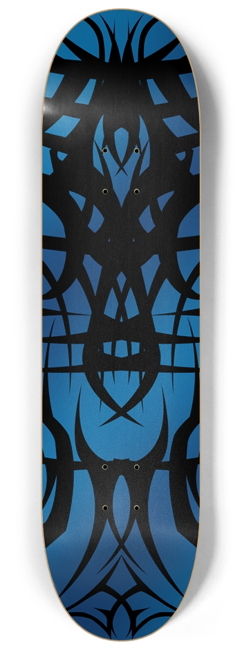 Blue Tribal 8 1/4" Deck 8-1/4 Skateboard Deck