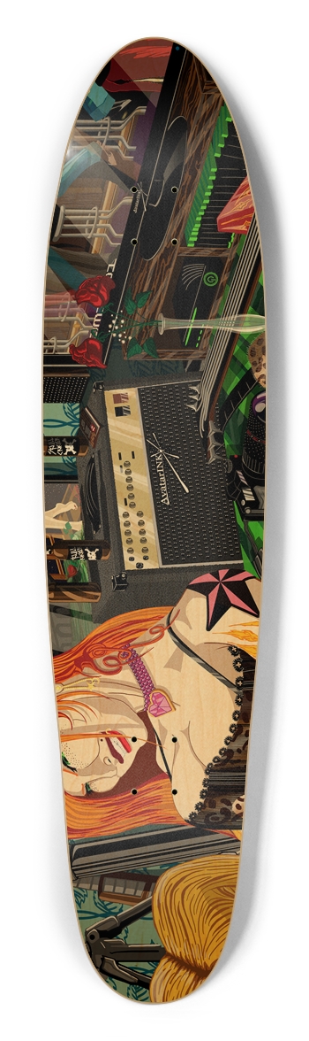 Phoenix Rockstar Longboard Deck Longboard Shape