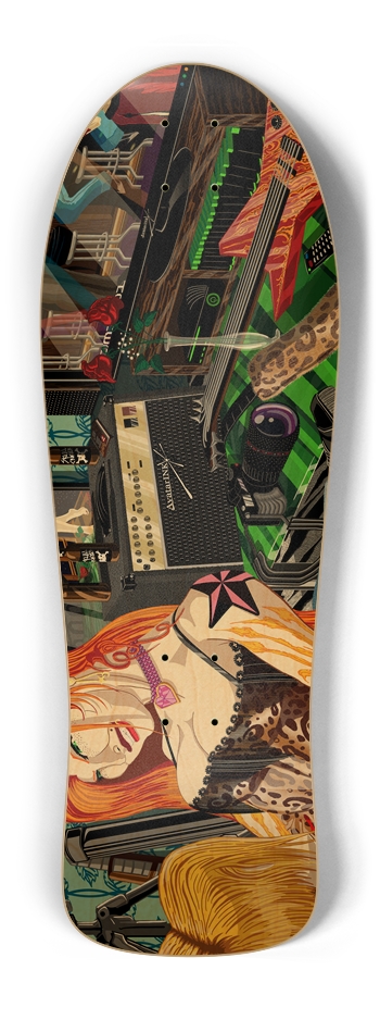 Phoenix Rockstar Old School Deck Old School Shape