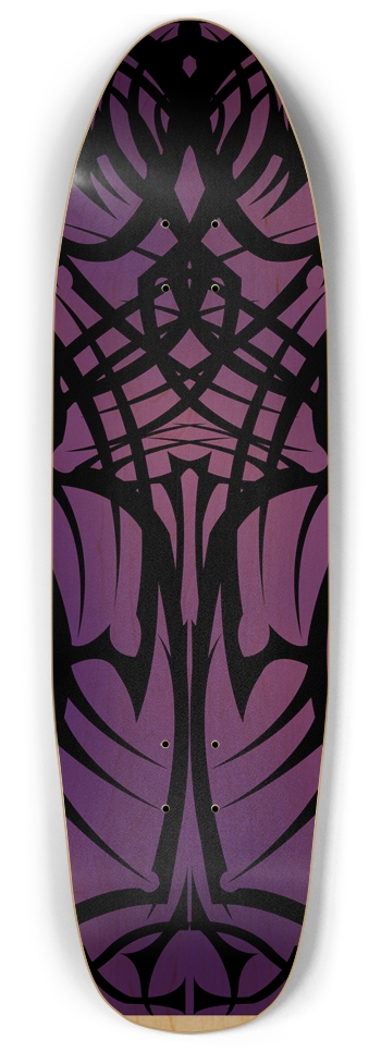 Purple Tribal Punk Nose Pool Deck Punk Nose Shape
