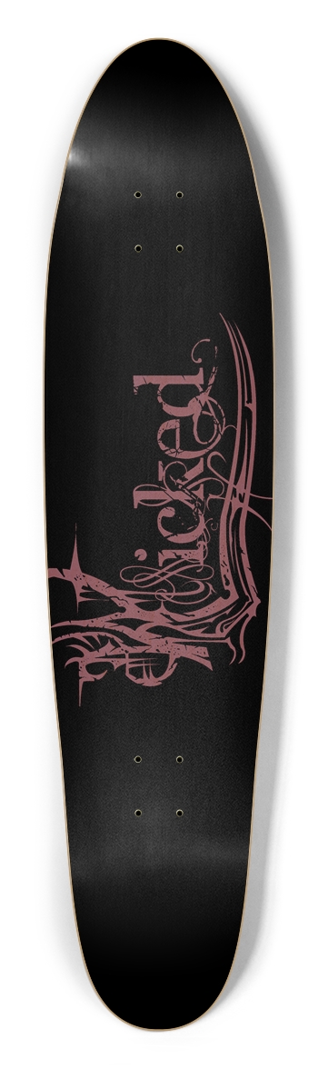 Wicked Purple Longboard Deck Longboard Shape