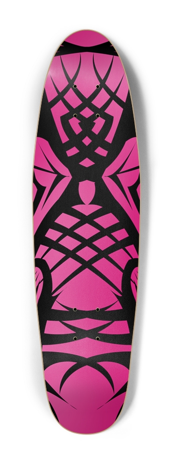 Pink Tribal Cruiser Deck Cruiser Shape