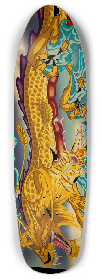Golden Dragon Punk Nose Pool Deck Punk Nose Pool Shape