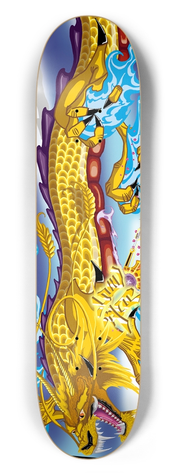 Golden Dragon 7 1/2" Deck 7-1/2 Skateboard Deck