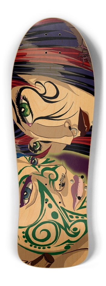 Punk Goth Old School Deck Old School Shape