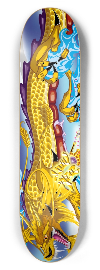 Golden Dragon 7 5/8" Deck 7-5/8 Skateboard Deck