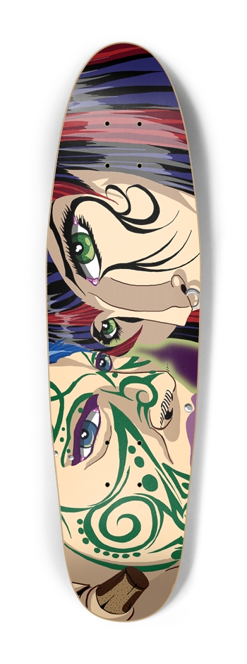 Punk Goth Cruiser Deck Cruiser Shape