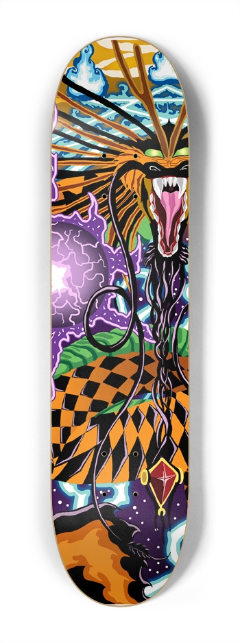 Halloween Dragon 7 1/4" Deck 7-1/4 Mini/Kid Skateboard