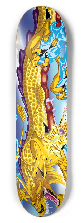 Golden Dragon 7 3/4" Deck 7-3/4 Skateboard Deck