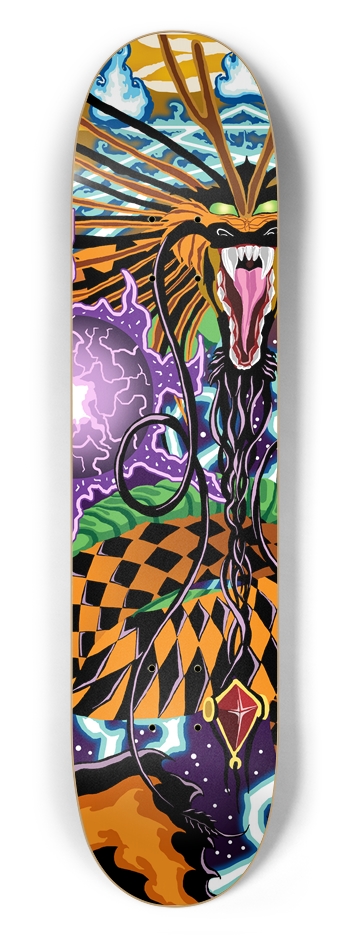 Halloween Dragon 7 1/2" Deck 7-1/2 Skateboard Deck