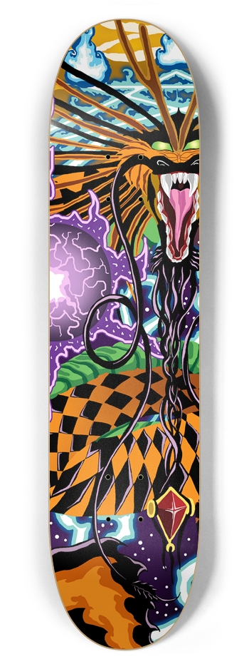 Halloween Dragon 7 5/8" Deck 7-5/8 Skateboard Deck