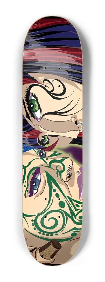 Punk Goth 7 1/4" Deck 7-1/4 Mini/Kid Skateboard