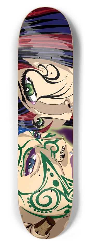 Punk Goth 7 5/8" Deck 7-5/8 Skateboard Deck