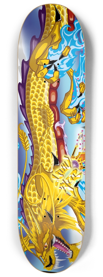 Golden Dragon 8 1/4" Deck 8-1/4 Skateboard Deck