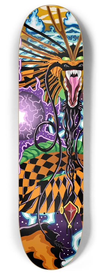 Halloween Dragon 8" Deck 8 Inch Skateboard Deck