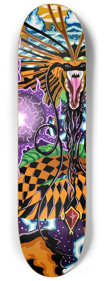 Halloween Dragon 8 1/4" Deck 8-1/4 Skateboard Deck