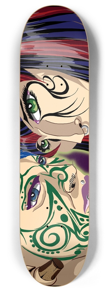 Punk Goth 8" Deck 8 Inch Skateboard Deck